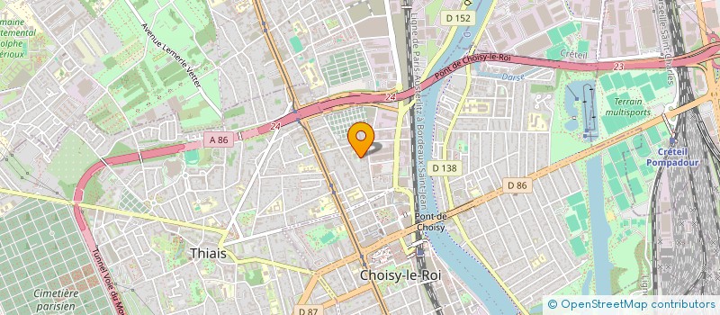 localisation de l'entreprise MONSIEUR MUSTAPHA BOUZOUINA à CHOISY-LE-ROI