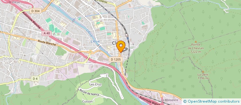 localisation de l'entreprise MONSIEUR MUSTAPHA BRAHMI  CLUSES