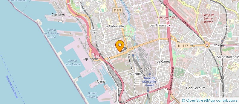 localisation de l'entreprise MONSIEUR MUSTAPHA BRAHMIA à MARSEILLE