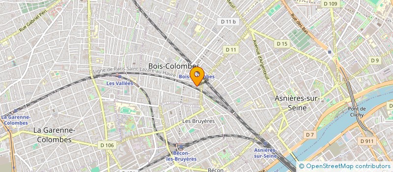 localisation de l'entreprise MONSIEUR MUSTAPHA CAMARA à BOIS-COLOMBES