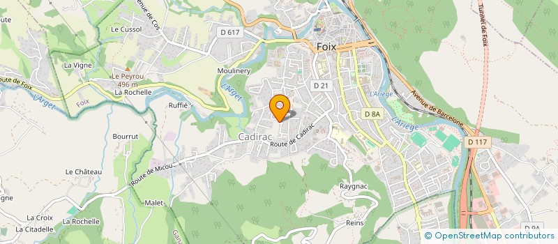 localisation de l'entreprise MONSIEUR MUSTAPHA CHAABANI à FOIX
