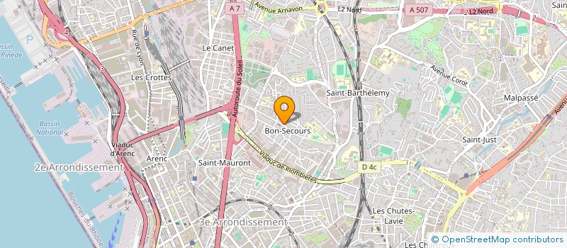 localisation de l'entreprise MONSIEUR MUSTAPHA CHAIB  MARSEILLE