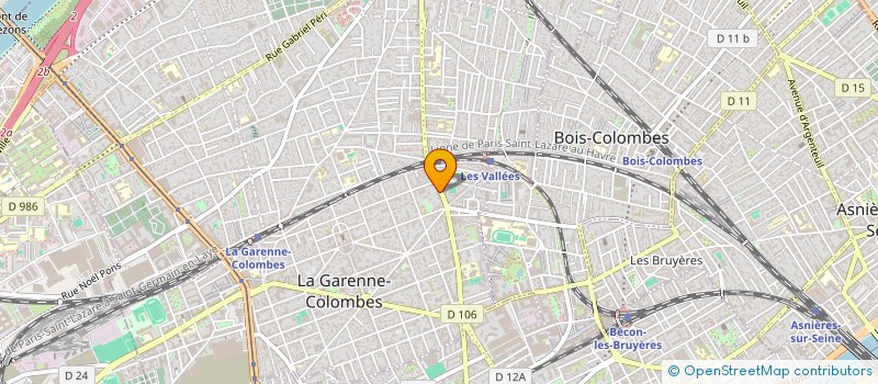 localisation de l'entreprise MONSIEUR MUSTAPHA CHAIBI à LA GARENNE-COLOMBES