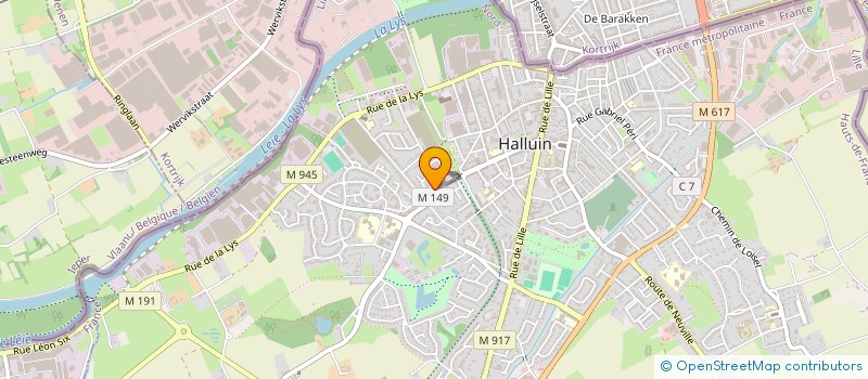 localisation de l'entreprise MONSIEUR MUSTAPHA CHAKRI  HALLUIN