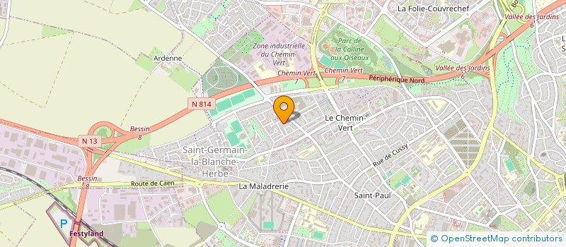 localisation de l'entreprise MONSIEUR MUSTAPHA CHALAL à CAEN