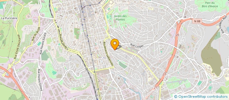 localisation de l'entreprise MONSIEUR MUSTAPHA CHANTOUT  SAINT-ETIENNE