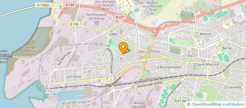 localisation de l'entreprise MONSIEUR MUSTAPHA CHAOUI  LA ROCHELLE