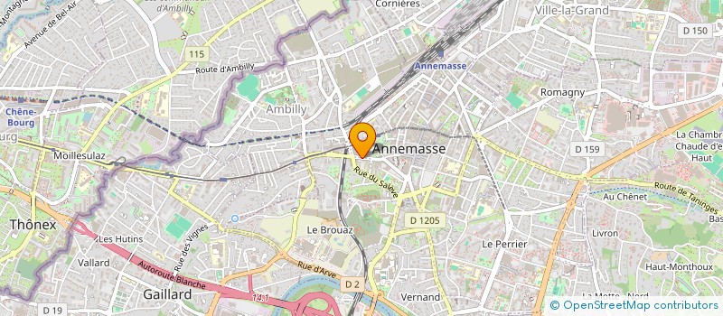 localisation de l'entreprise MONSIEUR MUSTAPHA CHAOUIANI  ANNEMASSE