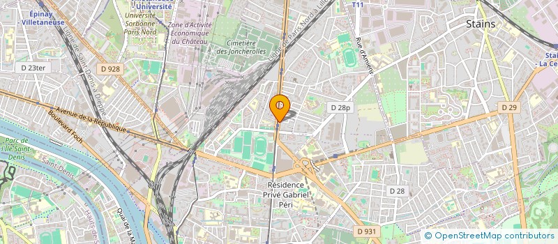 localisation de l'entreprise MONSIEUR MUSTAPHA CHAOUKI  SAINT-DENIS