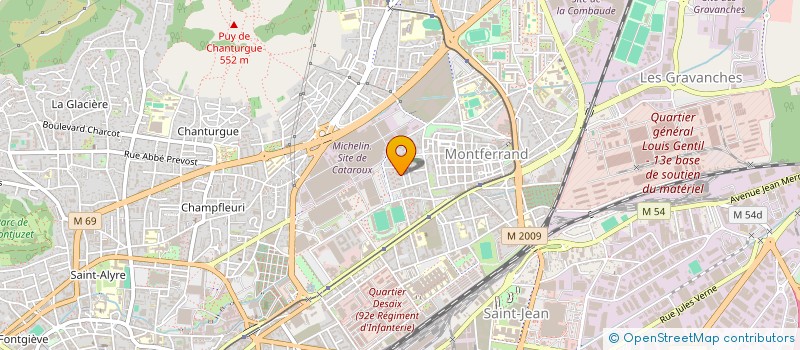 localisation de l'entreprise MONSIEUR MUSTAPHA CHARAFY  CLERMONT-FERRAND