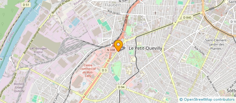 localisation de l'entreprise MONSIEUR MUSTAPHA CHERIFI à LE PETIT-QUEVILLY