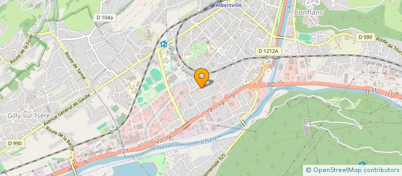 localisation de l'entreprise MONSIEUR MUSTAPHA DAHBI  ALBERTVILLE