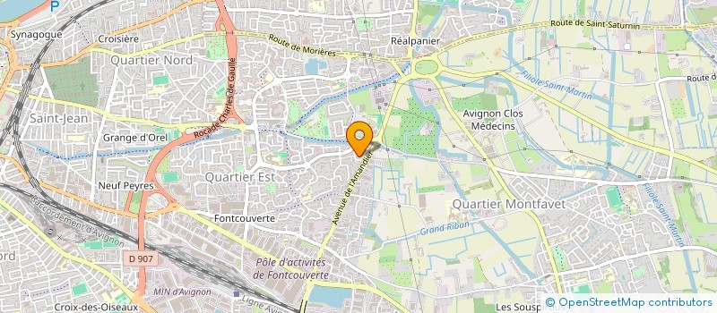 localisation de l'entreprise MONSIEUR MUSTAPHA DAHMANY  AVIGNON