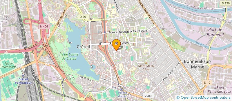 localisation de l'entreprise MONSIEUR MUSTAPHA DIAKITE  CRETEIL