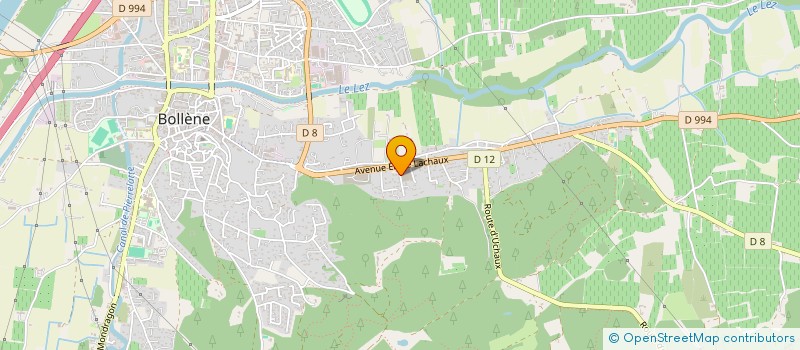 localisation de l'entreprise MONSIEUR MUSTAPHA DIDI  BOLLENE