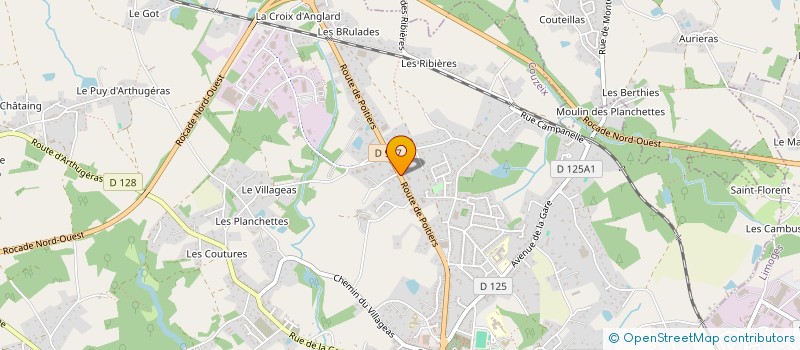 localisation de l'entreprise MONSIEUR MUSTAPHA DINAR à COUZEIX