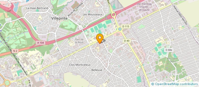 localisation de l'entreprise MONSIEUR MUSTAPHA DJAFER à VILLEPINTE
