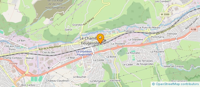 localisation de l'entreprise MONSIEUR MUSTAPHA DJEMAOUN à LE CHAMBON-FEUGEROLLES