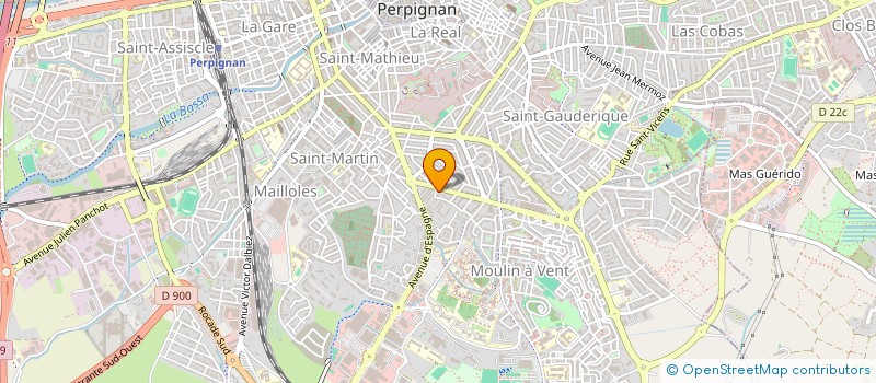 localisation de l'entreprise MONSIEUR MUSTAPHA DJORFE  PERPIGNAN