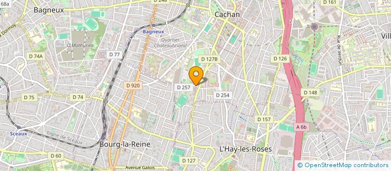 localisation de l'entreprise MONSIEUR MUSTAPHA ECHAOUKI  CACHAN