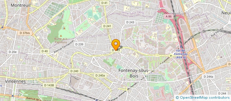 localisation de l'entreprise MONSIEUR MUSTAPHA EL AKHEL à FONTENAY-SOUS-BOIS
