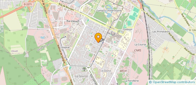 localisation de l'entreprise MONSIEUR MUSTAPHA EL AOUDATI à ORLEANS