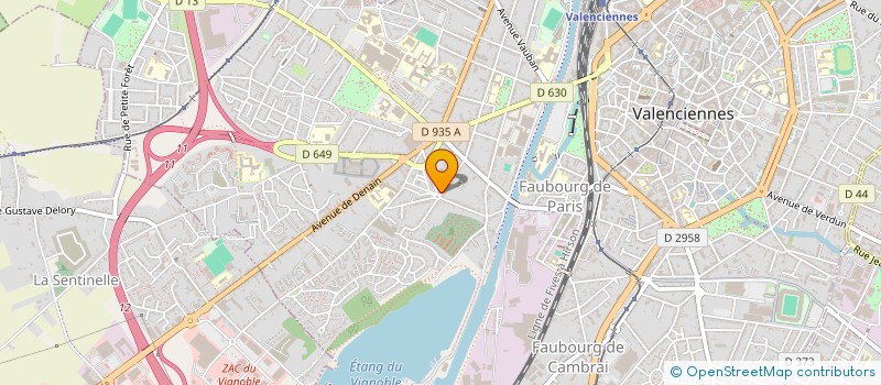 localisation de l'entreprise MONSIEUR MUSTAPHA EL BRIK à VALENCIENNES