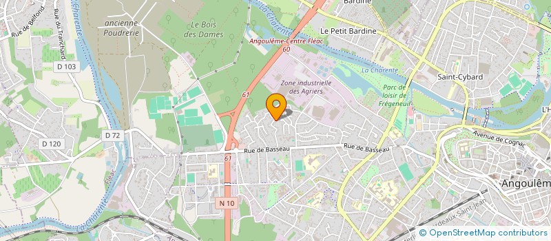 localisation de l'entreprise MONSIEUR MUSTAPHA EL GOTO à ANGOULEME