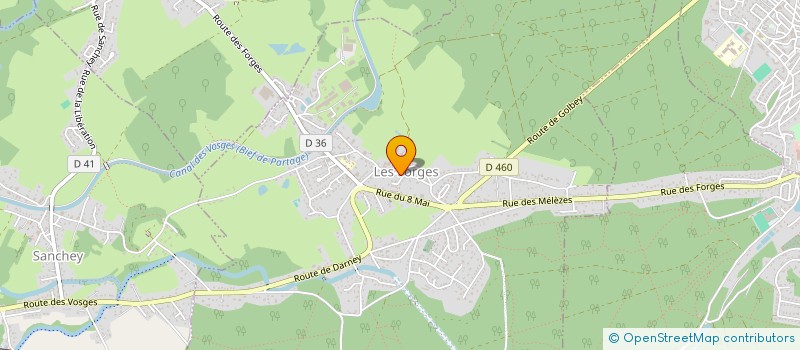 localisation de l'entreprise MONSIEUR MUSTAPHA EL HACHIR  LES FORGES