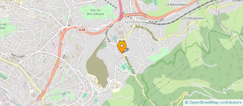 localisation de l'entreprise MONSIEUR MUSTAPHA EL HADDAD  SAINT-ETIENNE