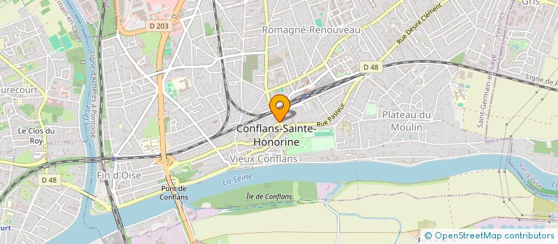 localisation de l'entreprise MONSIEUR MUSTAPHA EL IDRISSI  CONFLANS-SAINTE-HONORINE