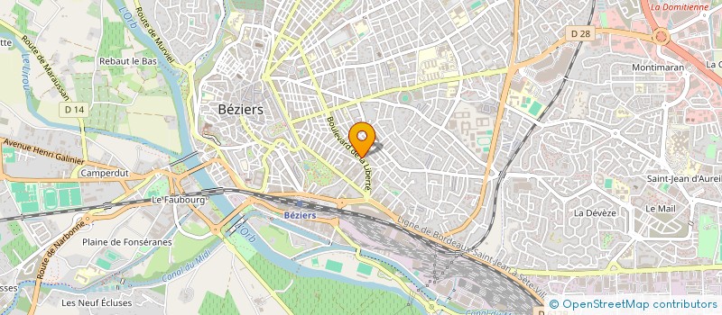 localisation de l'entreprise MONSIEUR MUSTAPHA EL MIR FEKKAK  BEZIERS