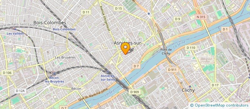 localisation de l'entreprise MONSIEUR MUSTAPHA EL MOKHTARI  ASNIERES-SUR-SEINE