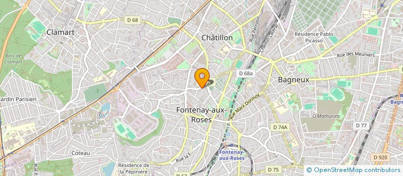 localisation de l'entreprise MONSIEUR MUSTAPHA ELMIR à FONTENAY-AUX-ROSES