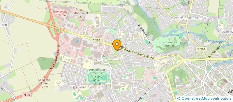 localisation de l'entreprise MONSIEUR MUSTAPHA ESSABAOUNI à ARRAS