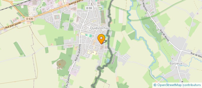 localisation de l'entreprise MONSIEUR MUSTAPHA FOUATIH  QUIEVRECHAIN