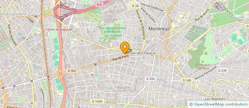 localisation de l'entreprise MONSIEUR MUSTAPHA GENCOGLU à MONTREUIL