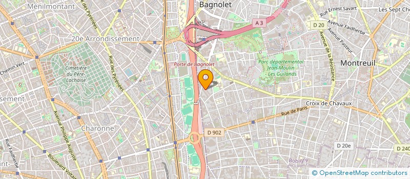 localisation de l'entreprise MONSIEUR MUSTAPHA GERNISSI à BAGNOLET