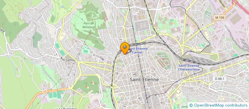 localisation de l'entreprise MONSIEUR MUSTAPHA GHILAS  SAINT-ETIENNE