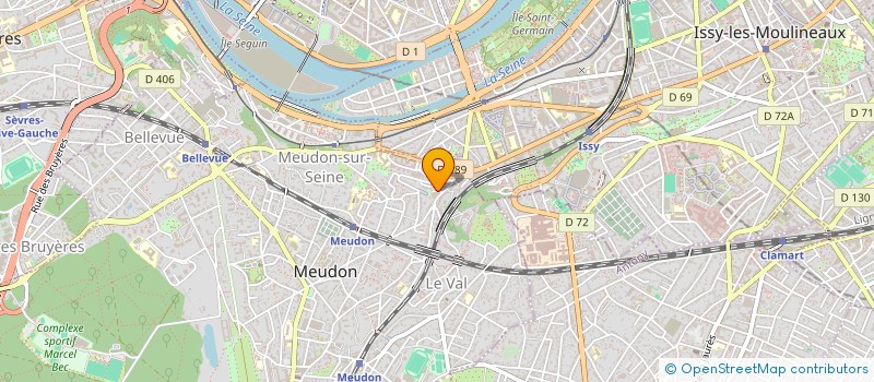 localisation de l'entreprise MONSIEUR MUSTAPHA GOUGUA  MEUDON