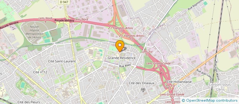 localisation de l'entreprise MONSIEUR MUSTAPHA GOUMZI  LENS