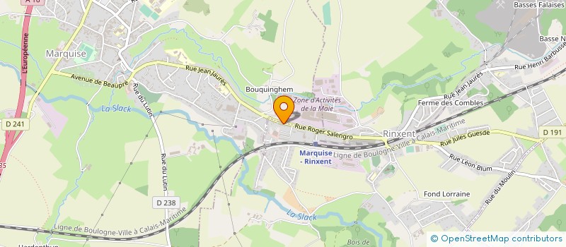 localisation de l'entreprise MONSIEUR MUSTAPHA HADJ ALI  RINXENT