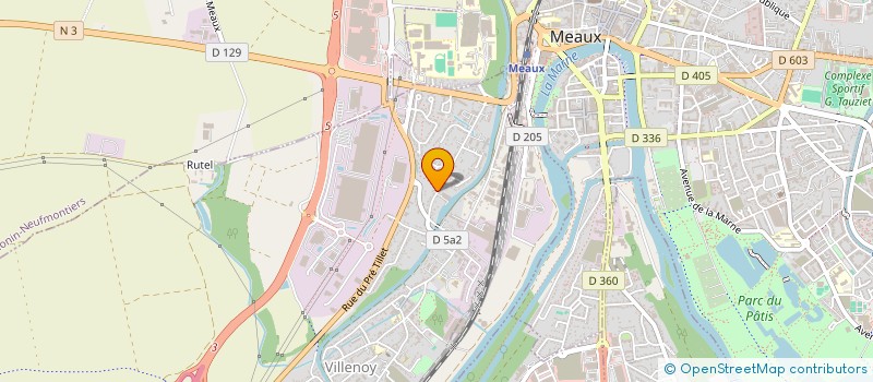 localisation de l'entreprise MONSIEUR MUSTAPHA HADJ ALI  VILLENOY