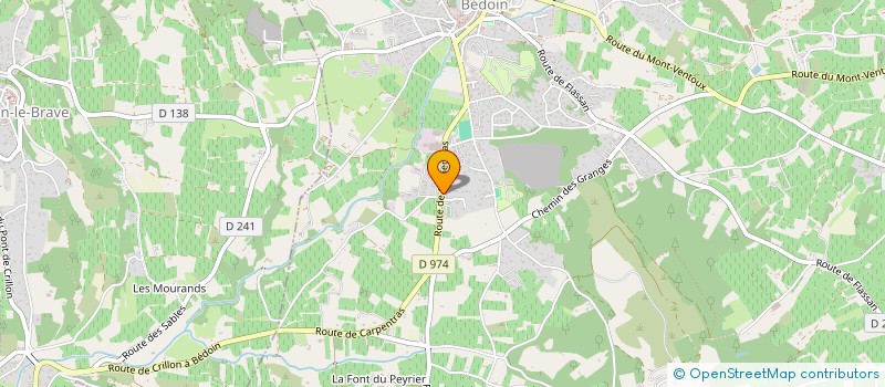 localisation de l'entreprise MONSIEUR MUSTAPHA HAJJAMI à BEDOIN