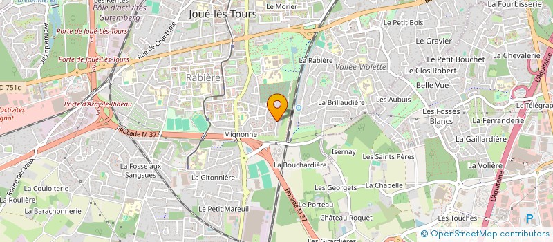 localisation de l'entreprise MONSIEUR MUSTAPHA HAJJOUB  JOUE-LES-TOURS