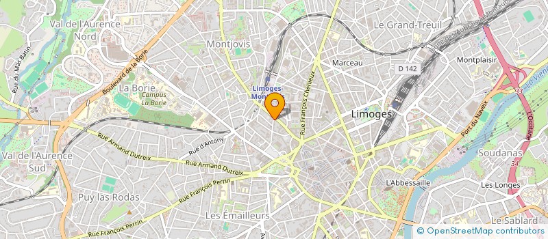 localisation de l'entreprise MONSIEUR MUSTAPHA HAMADOUCHE à LIMOGES