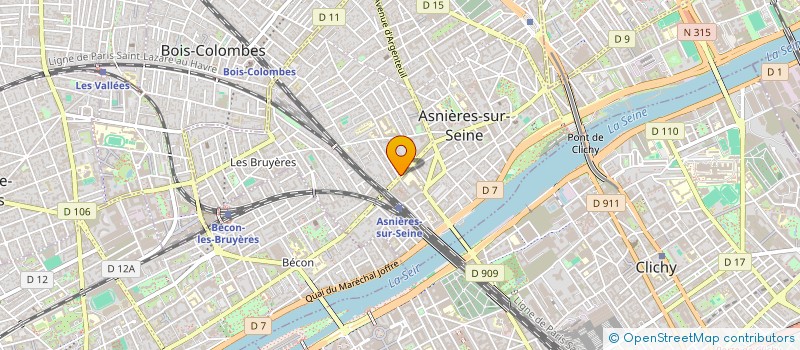 localisation de l'entreprise MONSIEUR MUSTAPHA HAMDAOUI à ASNIERES-SUR-SEINE