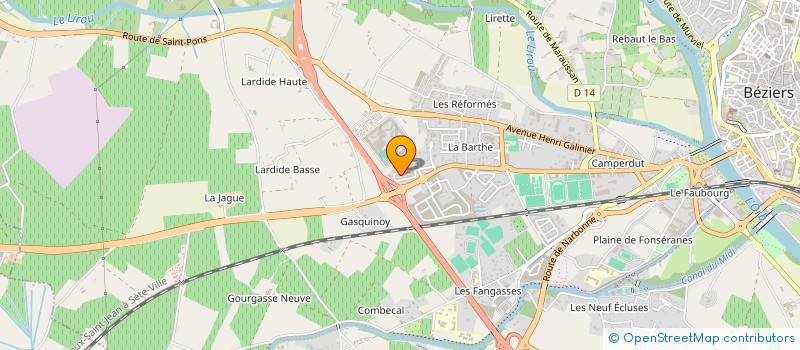 localisation de l'entreprise MONSIEUR MUSTAPHA HARAIFI  BEZIERS