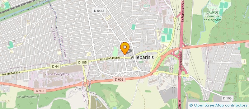 localisation de l'entreprise MONSIEUR MUSTAPHA HASSANI  VILLEPARISIS