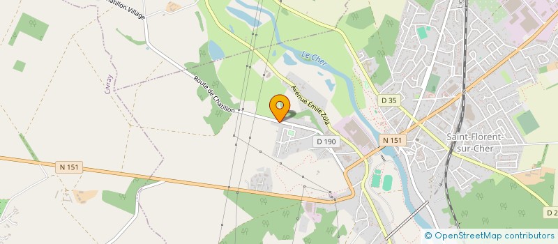 localisation de l'entreprise MONSIEUR MUSTAPHA HJIRA  SAINT-FLORENT-SUR-CHER